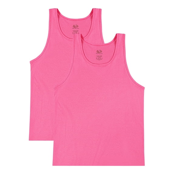 Fruit of the Loom Men's EverSoft Tank Tops, 2 Pack