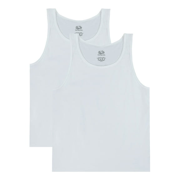 Fruit of the Loom Men's EverSoft Tank Tops, 2 Pack