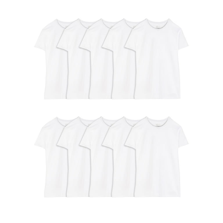 Fruit of the Loom Men's Eversoft Crew T-Shirt Undershirts