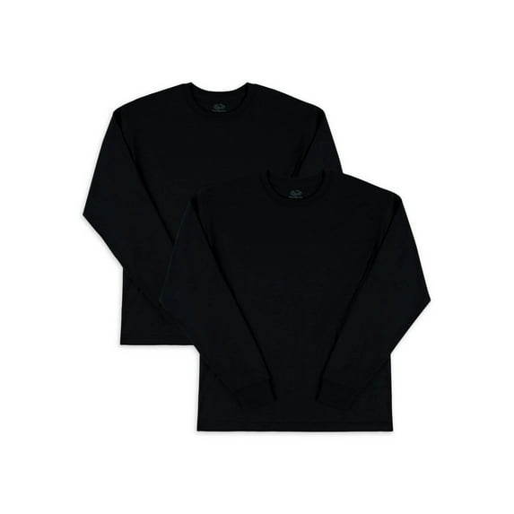Fruit of the Loom Men's Eversoft Long Sleeve T-Shirt, 2 Pack