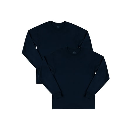 Fruit of the Loom Men's Eversoft Long Sleeve T-Shirt, 2 Pack