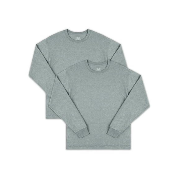 Fruit of the Loom Men's Eversoft Long Sleeve T-Shirt, 2 Pack