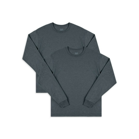 Fruit of the Loom Men's Eversoft Long Sleeve T-Shirt, 2 Pack