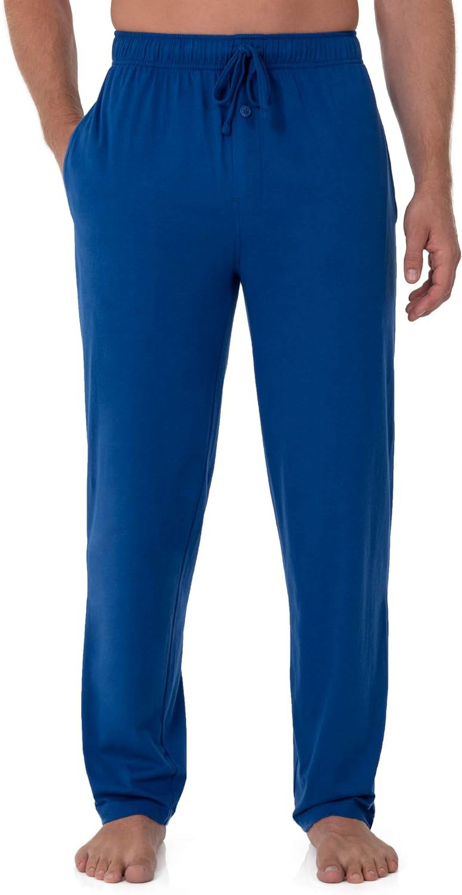 Fruit of the Loom Mens Pajama Bottoms in Mens Pajamas and Robes Blue Walmart