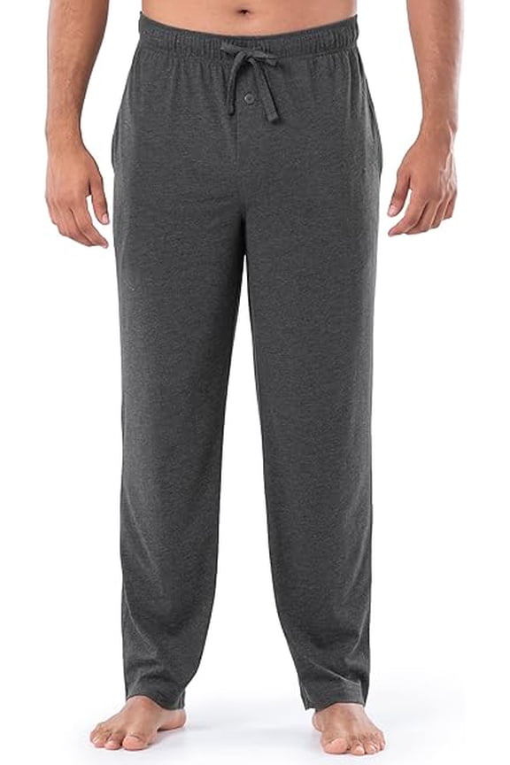 Men's Extended Sizes Jersey Knit Sleep Pant (1 & 2 Packs)