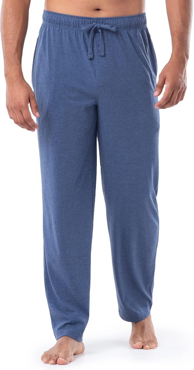 Fruit Of The Loom Mens Extended Sizes Jersey Knit Sleep Pajama Lounge Pant (1 2 Packs) - Tamaño