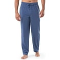 thumbnail image 1 of Fruit of the Loom Men's Extended Sizes Jersey Knit Sleep Pajama Lounge Pant - Navy Heather, 1 of 5