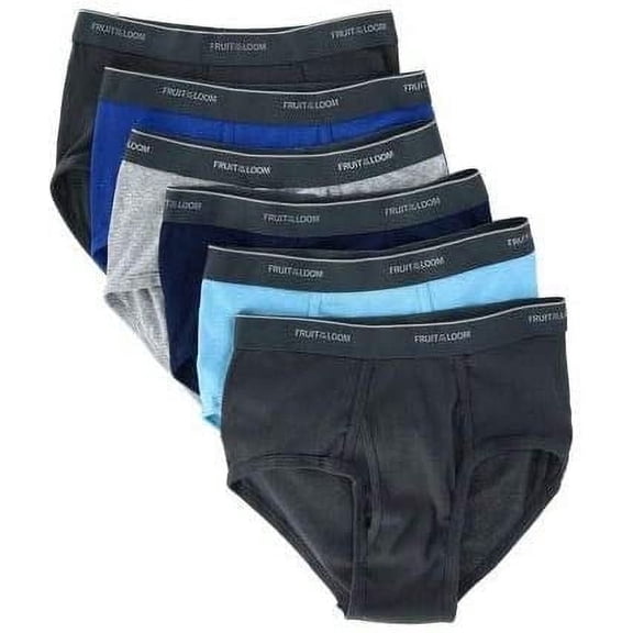 Fruit of the Loom Men's Fashion Brief Pack of 6 6-Pack Assorted Fashion Briefs, Small