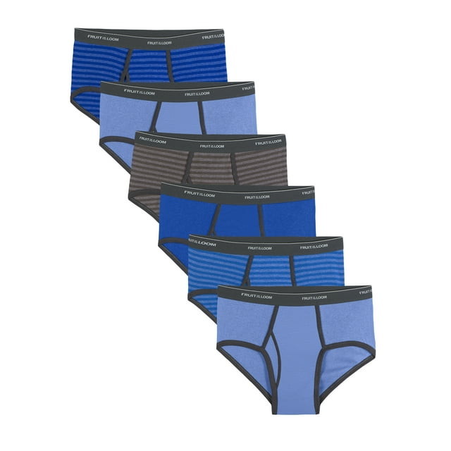 Fruit of the Loom Men's Fashion Briefs, 6 Pack, Sizes S3XL