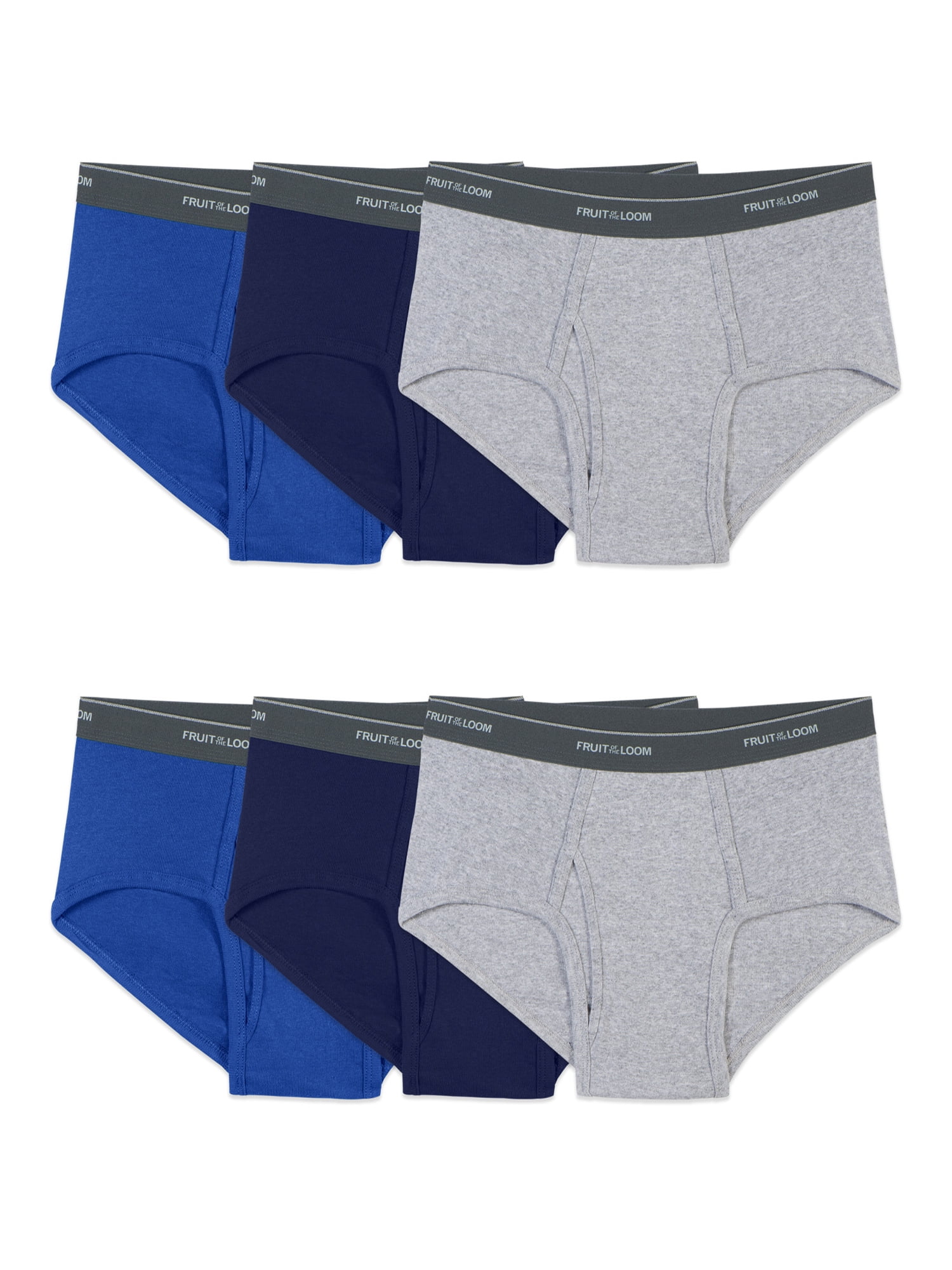 Fruit of the Loom Men's Fashion Briefs, 6 Pack 