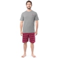 thumbnail image 1 of Fruit of the Loom Men's Father's Day Americana Graphic Sleep T-shirt and Pajama Short Set, Sizes S-XL, 1 of 15
