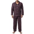 thumbnail image 1 of Fruit of the Loom Men's Flannel Top and Bottom Pajama Set, Sizes S-5XL, 1 of 10