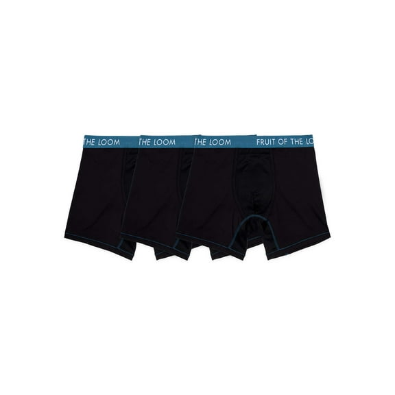 Fruit of the Loom Men's Getaway Collection Boxer Briefs, 3-Pack