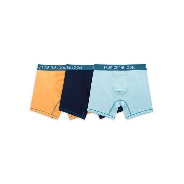 Fruit of the Loom Men's Getaway Collection Boxer Briefs, 3-Pack
