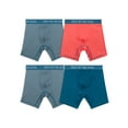 thumbnail image 1 of Fruit of the Loom Men's Getaway Collection Long Leg Boxer Briefs, 3+1 Bonus Pack, 1 of 10