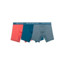 Fruit of the Loom Men's Getaway Collection Long Leg Boxer Briefs, 3 Pack