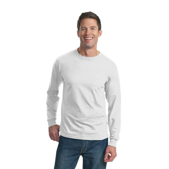 Fruit of the Loom Men's HD Cotton 100% Cotton Long Sleeve T-Shirt 4930