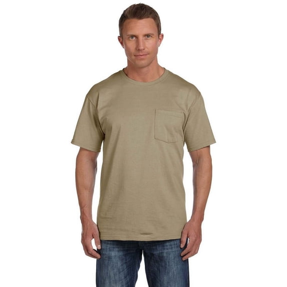 Fruit of the Loom Men's Heavy Cotton Pocket T-Shirt