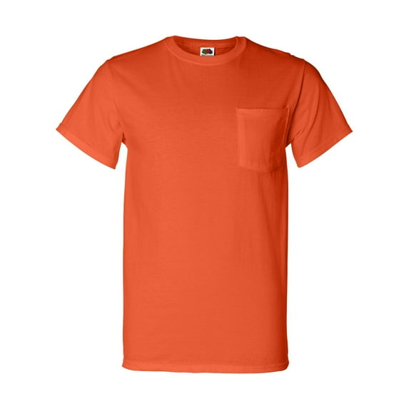 Fruit of the Loom Men's Heavy Cotton Pocket T-Shirt