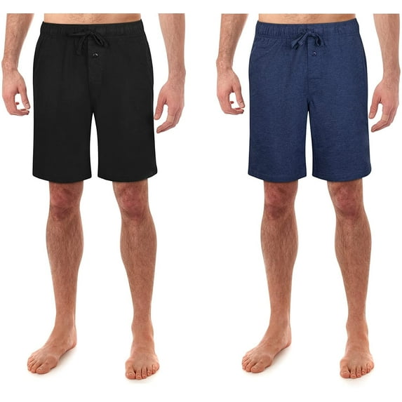 Fruit of the Loom Men's Jersey Knit Sleep Shorts 2-Pack, Sizes S-5XL