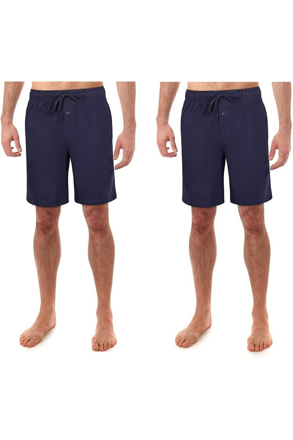 Men's Jersey Knit Sleep Shorts 2-Pack, Sizes S-5XL
