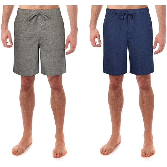 Fruit of the Loom Men's Jersey Knit Sleep Shorts 2-Pack, Sizes S-5XL