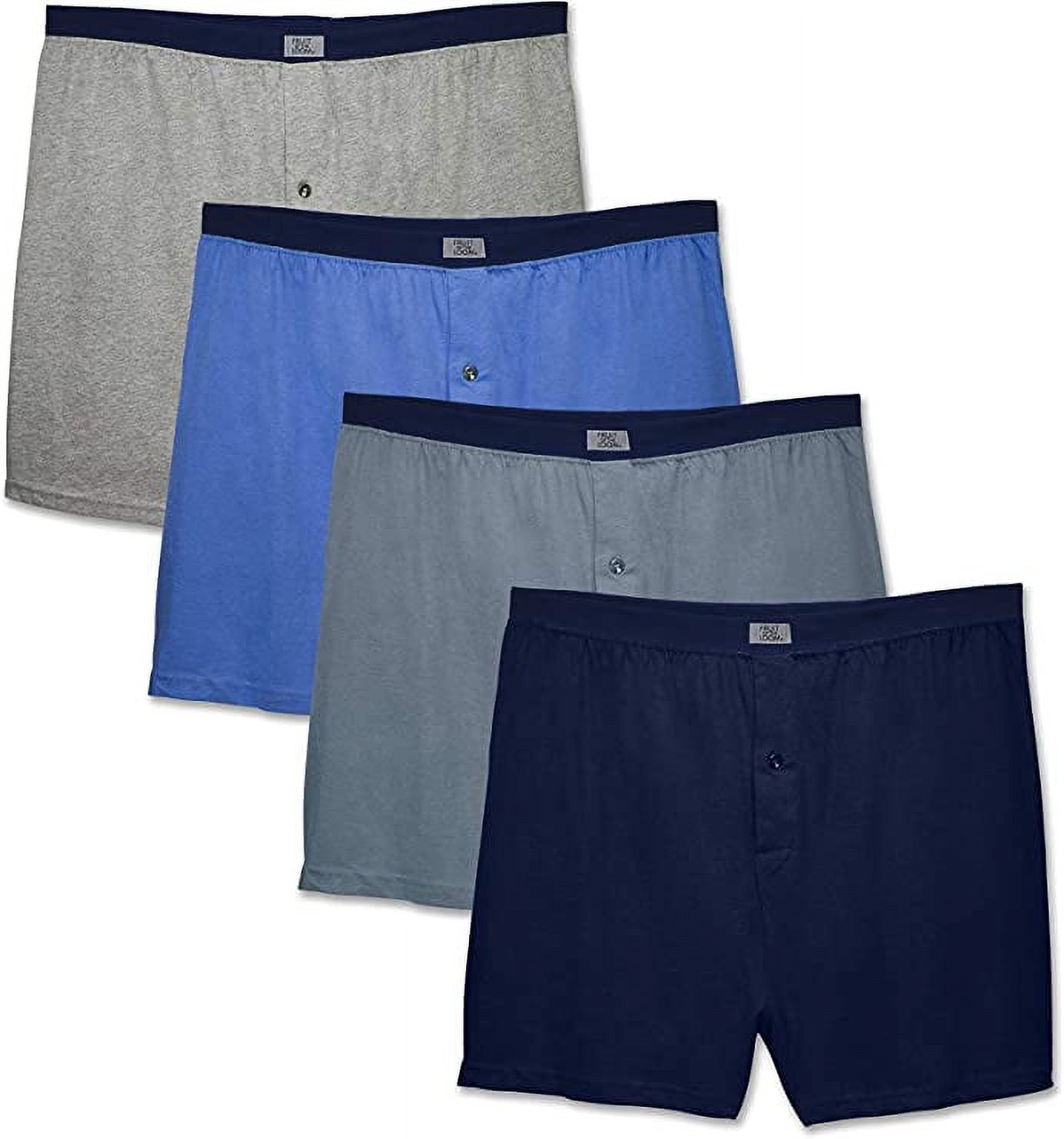 Fruit of the Loom Men's Knit Boxer 5 Pack XX-Large