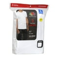 thumbnail image 1 of Fruit of the Loom Men's Lightweight Cotton V-Neck Short Sleeve T-Shirts, White, 3XL - 5 Pack, 1 of 3