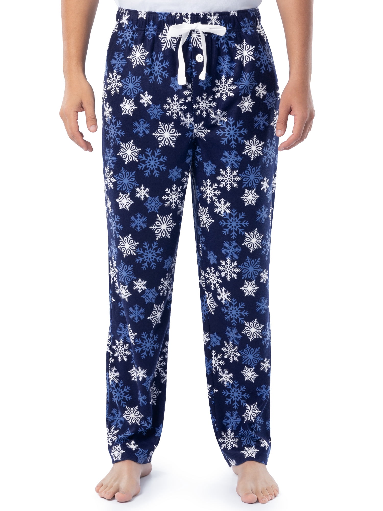 Fruit of the Loom Men's Matte Fleece Holiday Print Pajama Pants, Sizes S-5XL