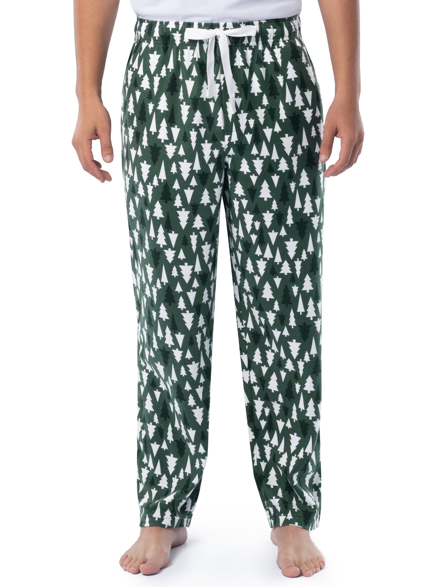 Fruit of the Loom Men's Matte Fleece Holiday Print Pajama Pants, Sizes S-5XL