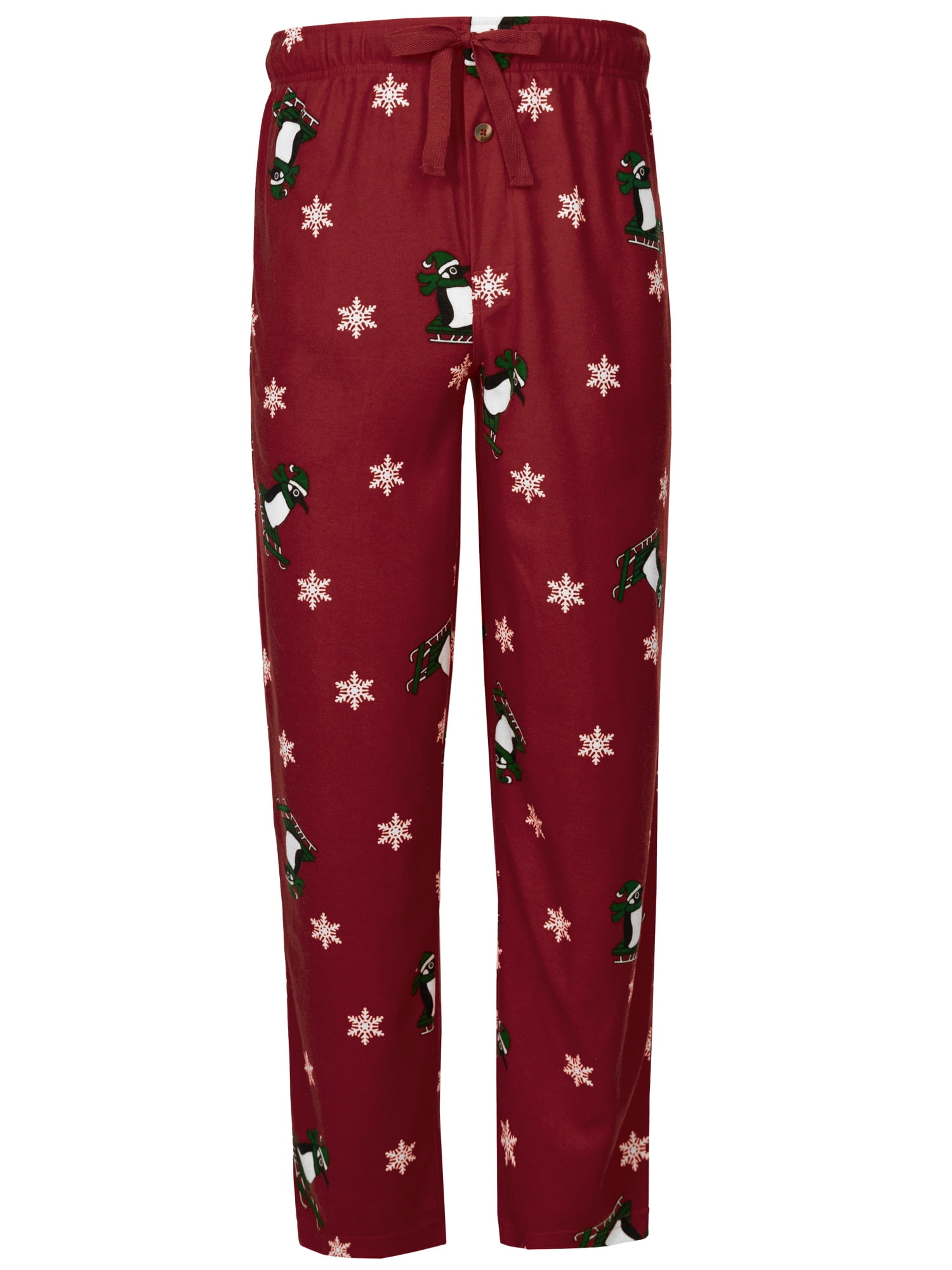 Fruit of the Loom Men's Matte Fleece Holiday Print Pajama Pants, Sizes S-5XL