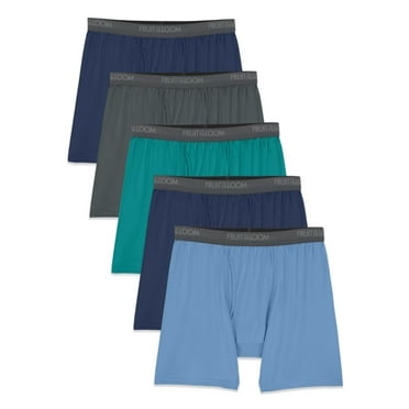 Fruit of the Loom Men's Micro-Stretch Boxer Briefs, 5-Pack