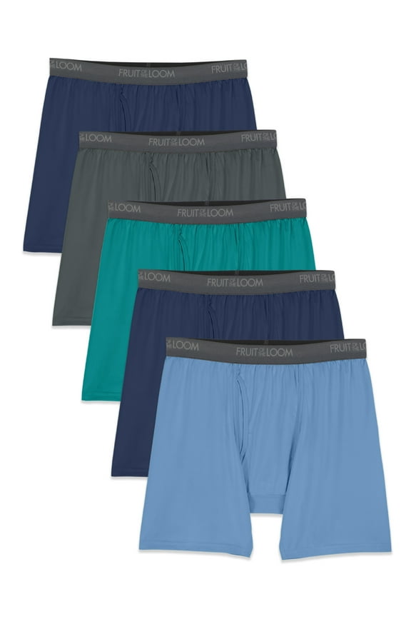 Men's Micro-Stretch Boxer Briefs, 5-Pack