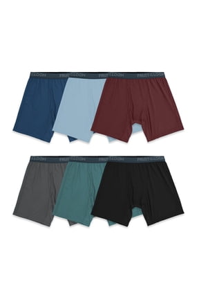 Men's Micro-Stretch Ribbed Boxer Briefs, 6-Pack