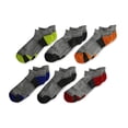 thumbnail image 1 of Fruit of the Loom Men's Moisture Wicking Polyester Athletic Socks, Gray (6-Pack), 1 of 5
