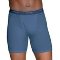 thumbnail image 1 of Fruit of the Loom Men's No Ride Up Traditional Fly Assorted Boxer Briefs Pack of 3, XL, 1 of 6