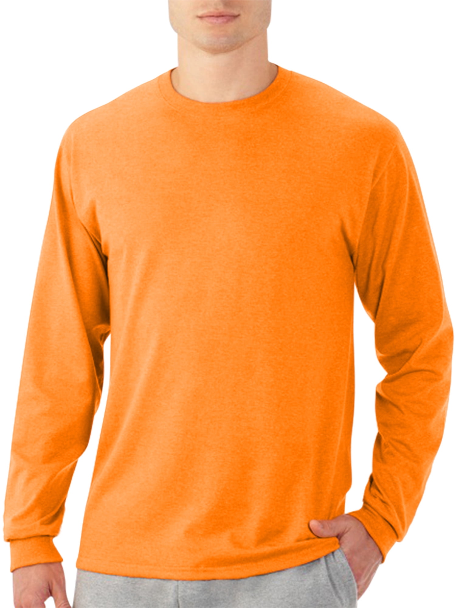 Fruit of the Loom Men's Platinum EverSoft Long Sleeve T-Shirt ...