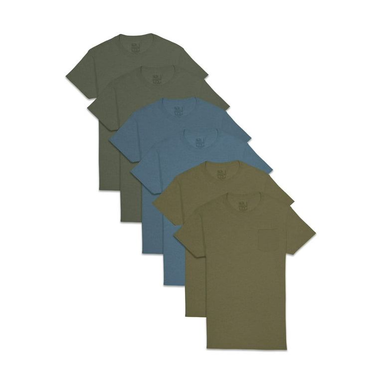 Fruit of the 2024 loom pocket tees