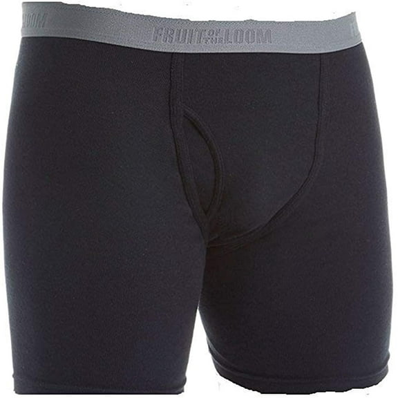 Fruit of the Loom Men's Premium Boxer Briefs 5-Pack Ultra Soft Cotton Tag Free No Ride Up, Small