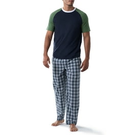 Summer Pajamas Set for Men Button Down Short Sleeve Nightwear 2 Piece Sleepwear Loungewear Walmart