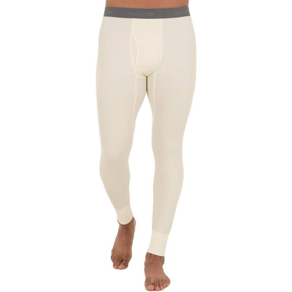 Fruit of the Loom Men's Recycled Premium Waffle Thermal Underwear Long Johns Bottom (1, 2, 3, and 4 Packs)