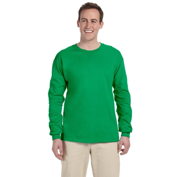 Fruit of the Loom Men's Ribbed Cuffs Jersey T-Shirt, Style 4930