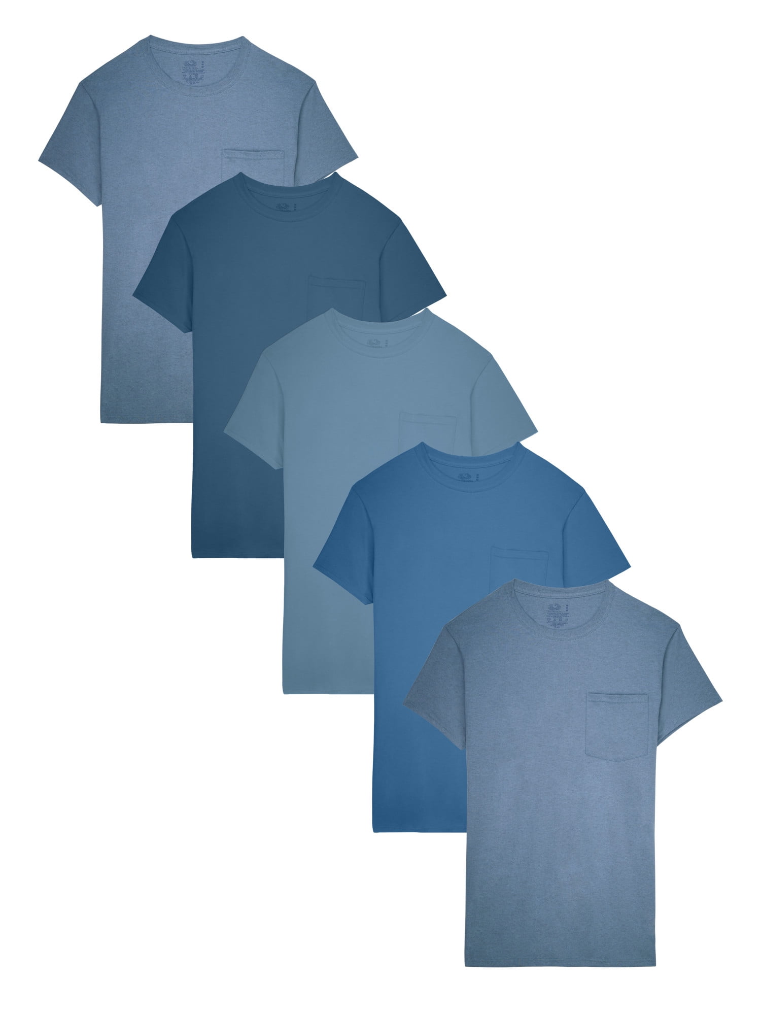 fruit of the loom mens pocket t
