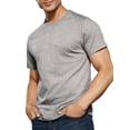 thumbnail image 1 of Fruit of the Loom Men's Short Sleeve Black and Gray Crew T-Shirts, 4 Pack, 1 of 4