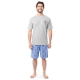 thumbnail image 1 of Fruit of the Loom Men's Pajama Sleep Short Sleeve Graphic T-Shirt and Short Set, Sizes S-XL, 1 of 10