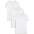 thumbnail image 1 of Fruit of the Loom Men's Size Big Tag-Free Underwear & Undershirts, Tall Man - V Neck - 3 Pack, 3X-Large, White, 1 of 3