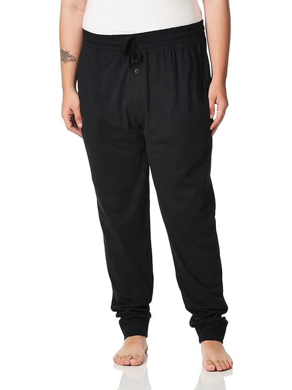 Men's Sleep Jersey Knit Jogger Sleep Pant, Sizes S-3XLT