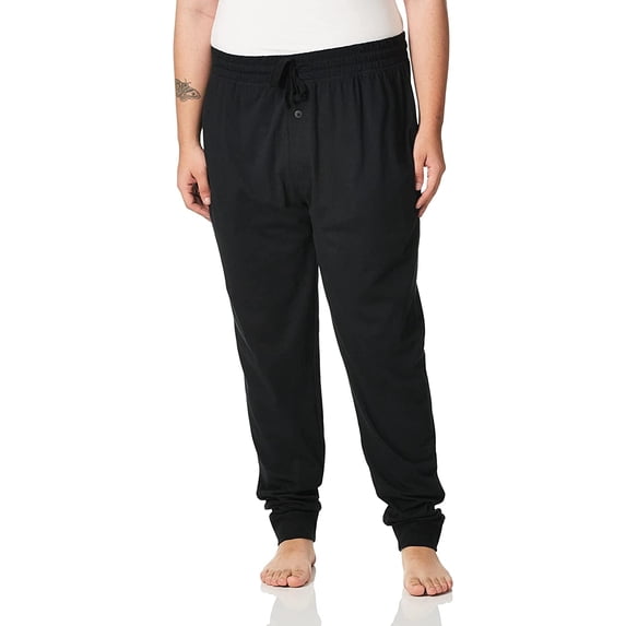Fruit of the Loom Men's Sleep Jersey Knit Jogger Sleep Pant, Sizes S-3XLT
