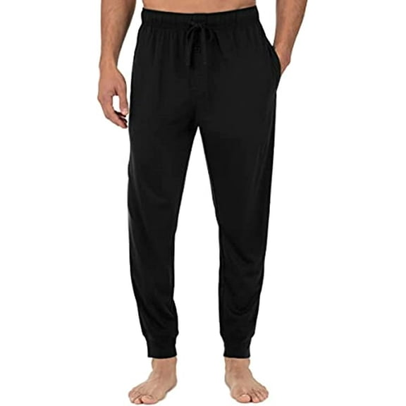 Fruit of the Loom Men's & Big & Tall Men's Sleep Jersey Jogger Sleep Pant, Sizes S-6XL & LT-3XLT