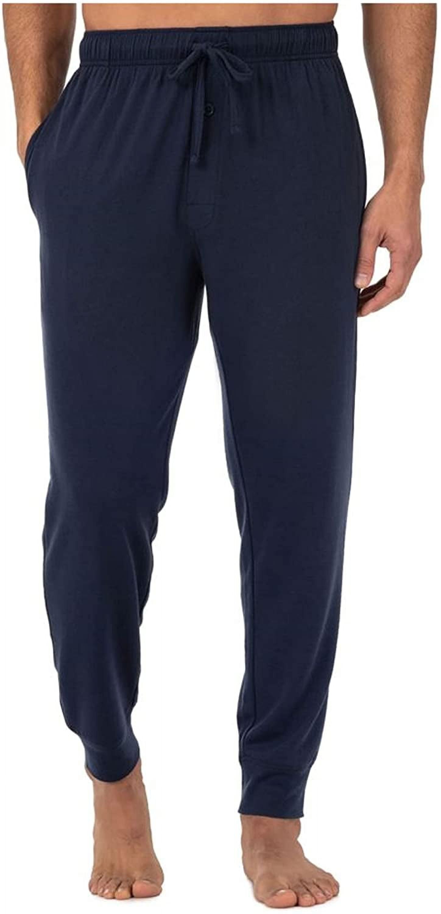 Fruit of the Loom Men's Sleep Jersey Knit Jogger Sleep Pant, Sizes S